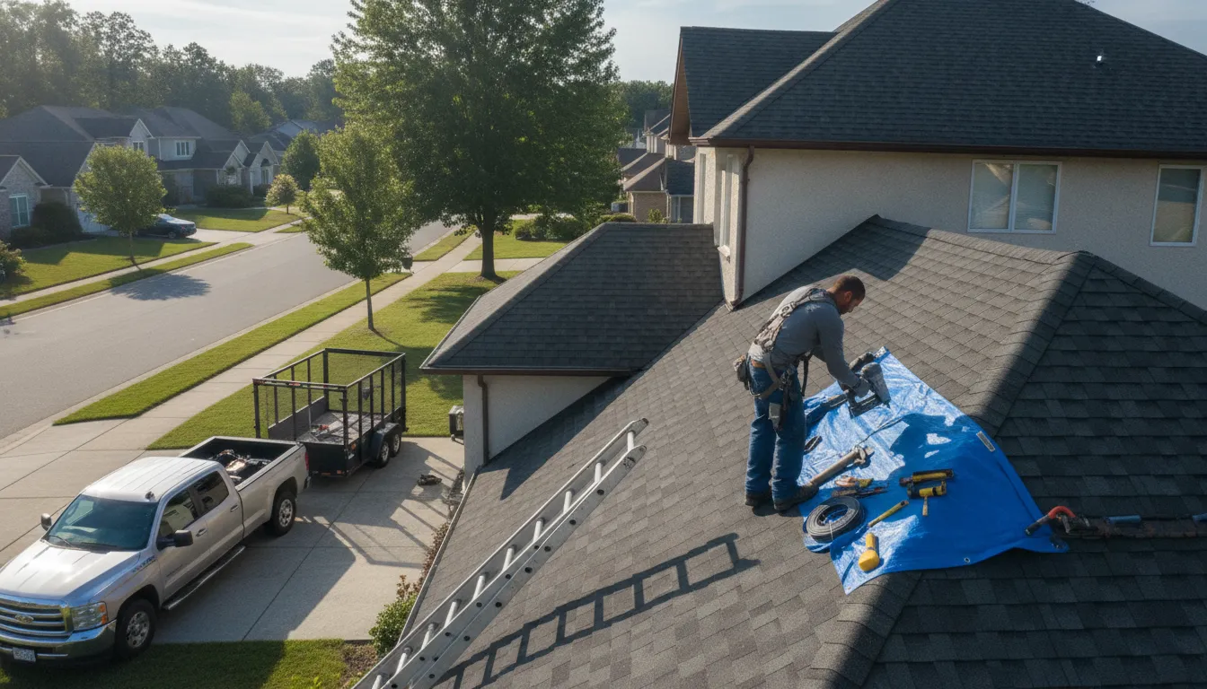 Trusted Storm Damage Roof Repair for Matthews Homes & Businesses